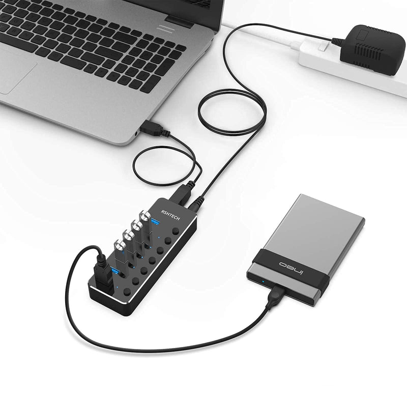 4 Port Powered USB 3.0 Hub +7 Port Powered USB 3.0 Hub