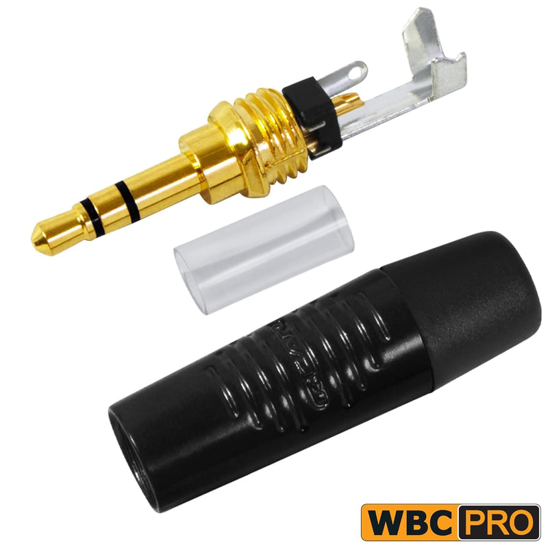 [AUSTRALIA] - WORLDS BEST CABLES 3 Foot - Quad Balanced Connecting Cable CUSTOM MADE using Mogami 2893 wire and Neutrik-Rean NYS231BG 3.5mm Gold Mini TRS Plugs 