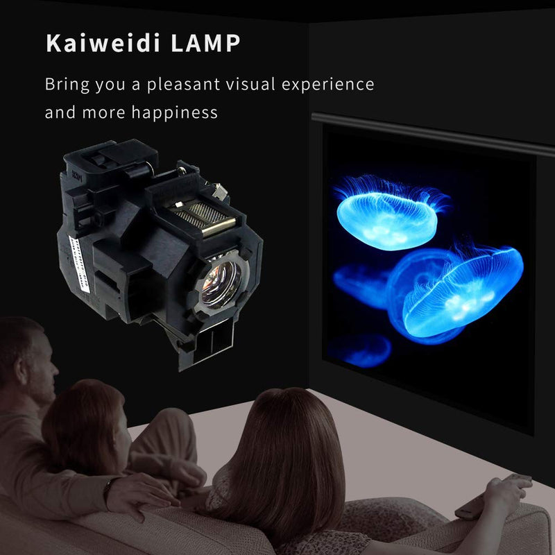 KAIWEIDI V13H010L42 Replacement Projector Lamp for Epson ELPLP42 PowerLite 280 400W 400WE 822p 83+ 83c H330B H330A EX90 EB-410W EB-400W EMP-280 EMP-400 H371A Projectors