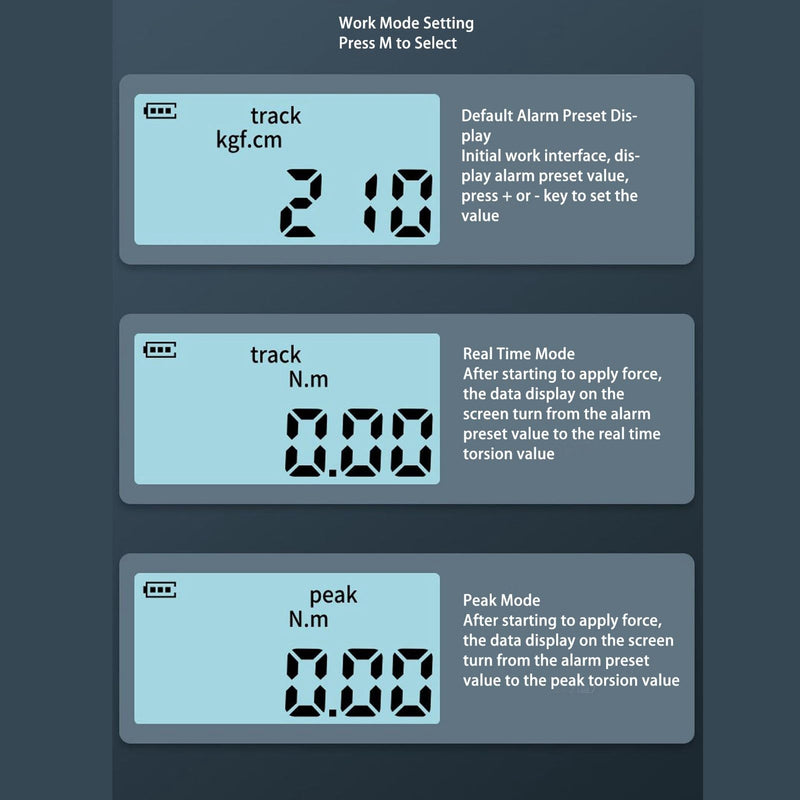 1/4" Drive Digital Torsion Meter 0.9-30Nm Torsion Meter Electronic Torsion Adapter Meter for Car Repair