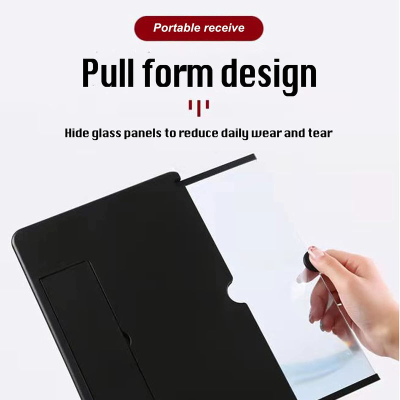 18 Inch Screen Magnifier for Cell Phone 3D Hd Phone Screen Magnifier,Portable Phone Screen Amplifier Enlarger for Movies Videos Gaming for All Smartphones 18" Black