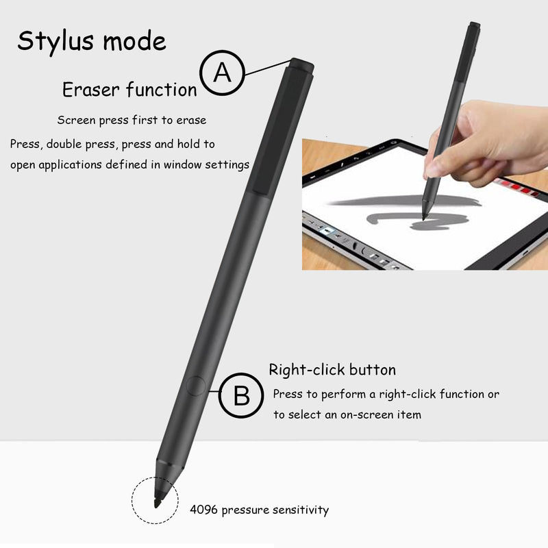 Tilt Pen for HP Tilt Pen SPEN-HP-03(2MY21AA) Compatible with HP Spectre X360/Envy X360/Pavilion X360 Laptop for Window 10