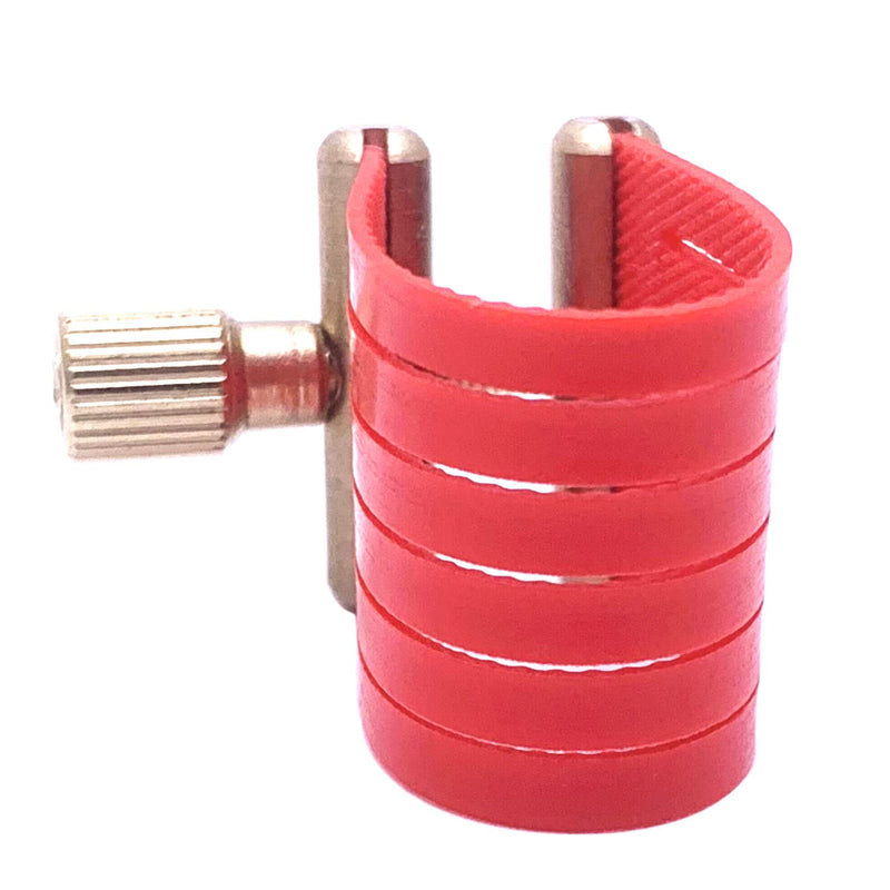 Red Tenor Saxophone Ligature Fastener Compact Durable Carbon Fiber Tenor Sax Mouthpiece Ligature Fastener 1pcs