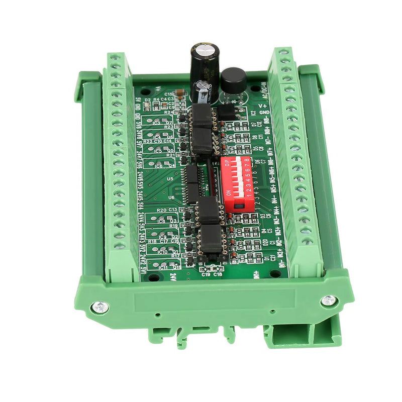 [AUSTRALIA] - 1Pc 8-Channel 5V/24V Level Converter Module 10MHZ NPN/PNP to NPN Conversion Module for PLC MCU Interface Matching 