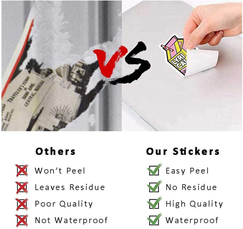 Aowplc 100 Pcs Natural Sciences Stickers Pack, Physics, Chemistry, Biology Experiment Vinyl Stickers, Student Science Laboratory Decals for Laptop, Water Bottle, Notebook, Luggage, Computer Decor