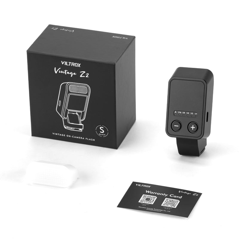 VILTROX Vintage Z2 TTL Foldable Mini Camera Flash for Sony | 700 Full Power Flashes, 2s Recycle, USB-C Charging Mini Speedlite GN6 with 5 Levels (Z2-S)