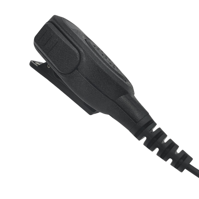 Walkie Talkie Shoulder Mic 3.5mm Screw in Speaker Microphone 3.5mm Jack for Motorola Vertex Standard Radio vx-261 vx261 vx 261 evx-261 evx s24 evx-s24 evx-534(IP65 Waterproof) (Black) Black