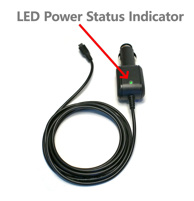 EDO Tech 10 Ft Mini USB Car Charger Cord for Uniden Bearcat Radio Scanner BCD160DN BC125AT BC75XLT BCD325P2 BCD436HP Homepatrol-2