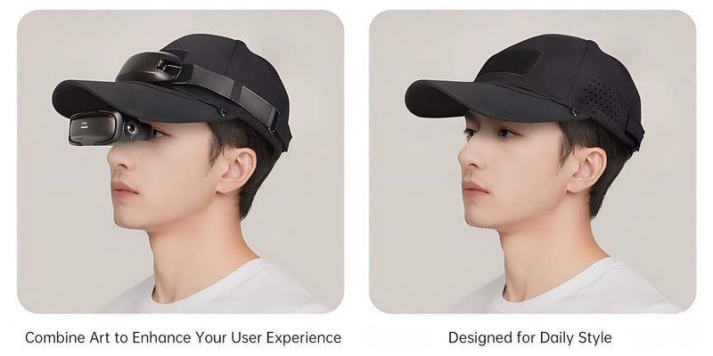 Goovis G Cap, Comfort Head Strap Compatible Art Headset, Lightweight Adjustable Headband, Breathable Fabric, Pressure Distribution Design, Black