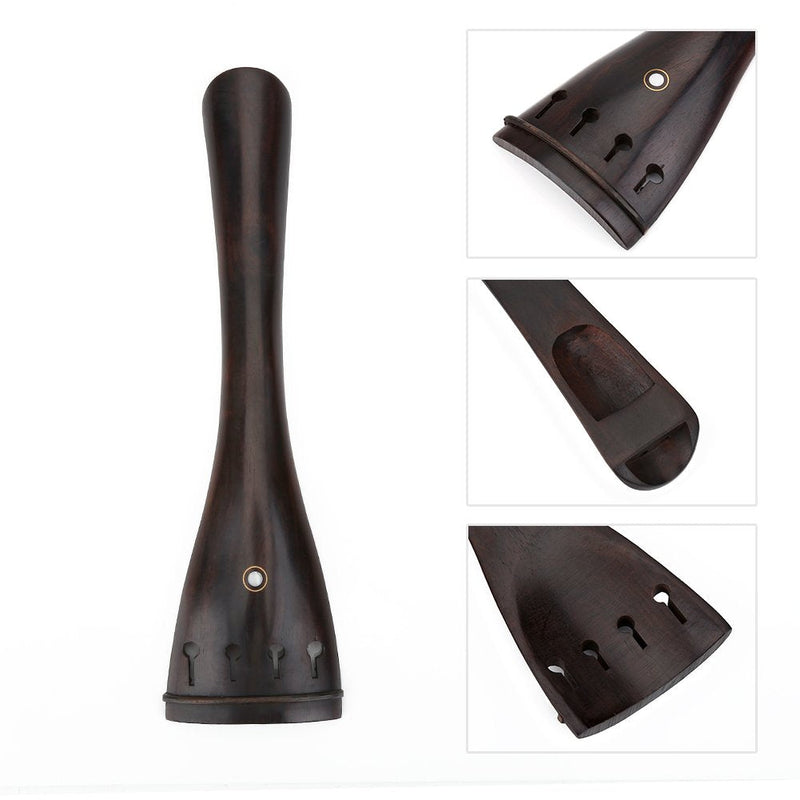 Cello Tailpiece, Classic Ebony Wood Tailpiece for 3/4 4/4 Cello Musical Instruments Parts Ebony Cello Tailpiece Cello Parts 3/4 Cello Parts 3/4 Cello Parts