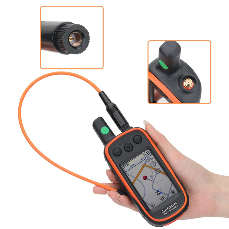 Extended Long Range Flexible Receiver Orange Antenna Upgrade 15 inch Whip Antenna for Garmin GPS Alpha 100 200 Astro 220 320 430, Roniware