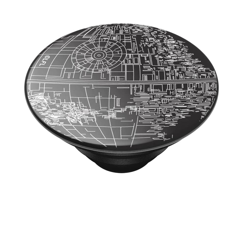 PopSockets Phone Grip with Expanding Kickstand, Star Wars - Death Star Alum