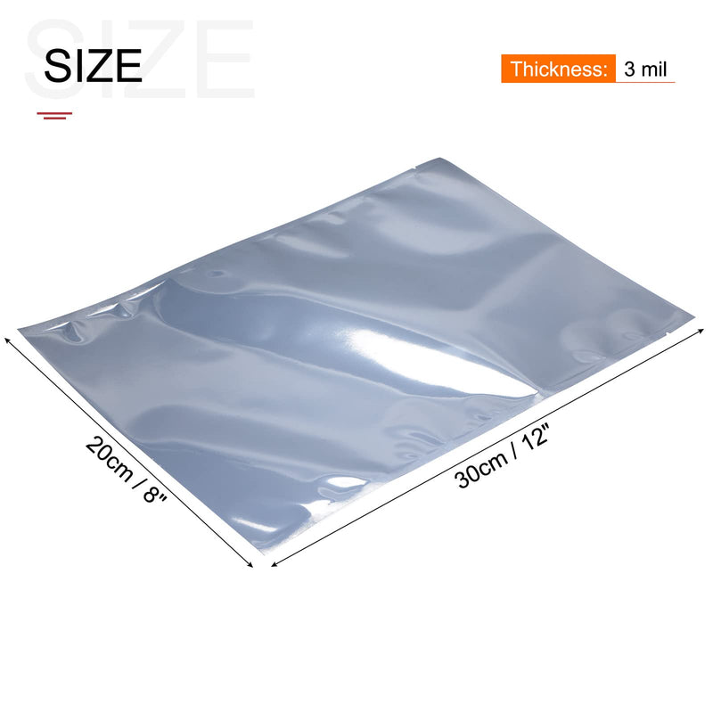 MECCANIXITY Anti Static Bags Shielding Bag 25pcs 8x12inch(20x30cm) Open Top with Labels for Hard Drive HDD SSD