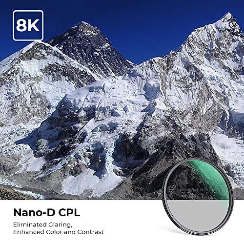 K&F CONCEPT 95mm Circular Polarizing Waterproof 24 Multi-Coated CPL Filter