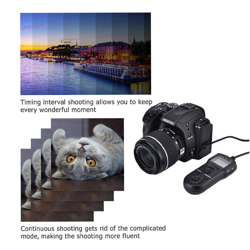 [AUSTRALIA] - Digital Timer Remote Shutter Cord JJC Timer Shutter Release Remote Control Cord for Olympus E-M1 Mark II Replaces Olympus RM-CB2 Olympus RM-CB2 Replacement 