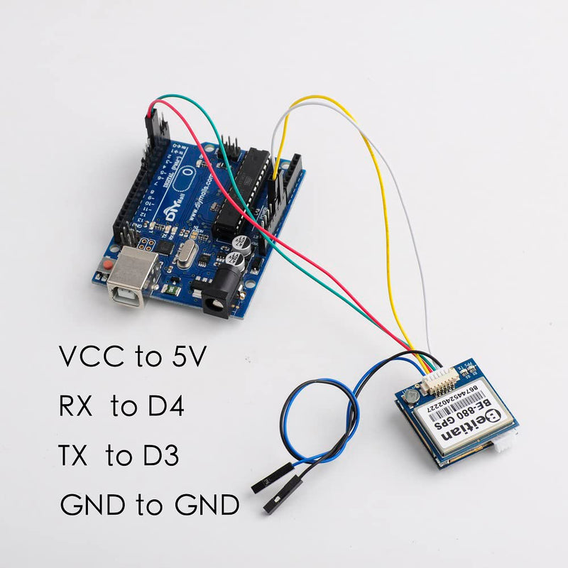 BE-880 GPS Receiver Module Compass 10th Chip 38400bps for Arduino FPV CC3D Flight Control, Replace BN-880 GPS BE-880