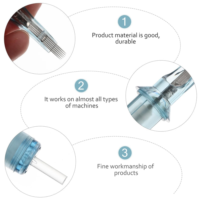 EXCEART Pack of 10 Disposable 15 RM Sterilised Packaging Suitable for Eyebrows, Lips and Small Design