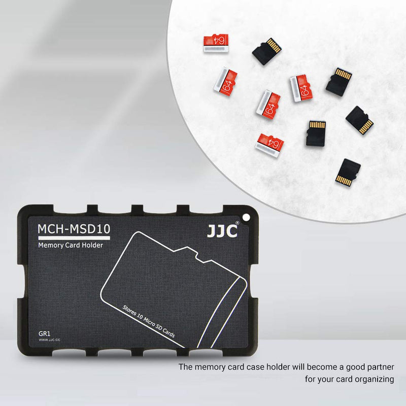 10 Slots Micro SD Card Case Holder Storage Organizer, Ultra Slim Credit Card Size Lightweight Portable TF MSD Memory Card Storage 10 Micro SD Card Slots