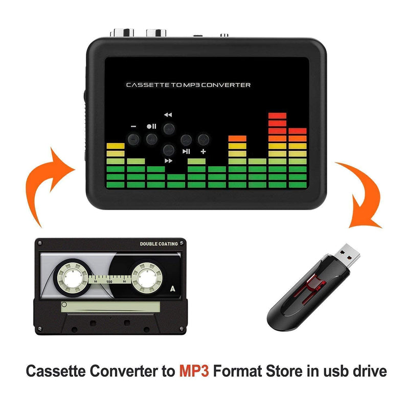 Cassette to MP3 Converter and Original 32G USB Drive