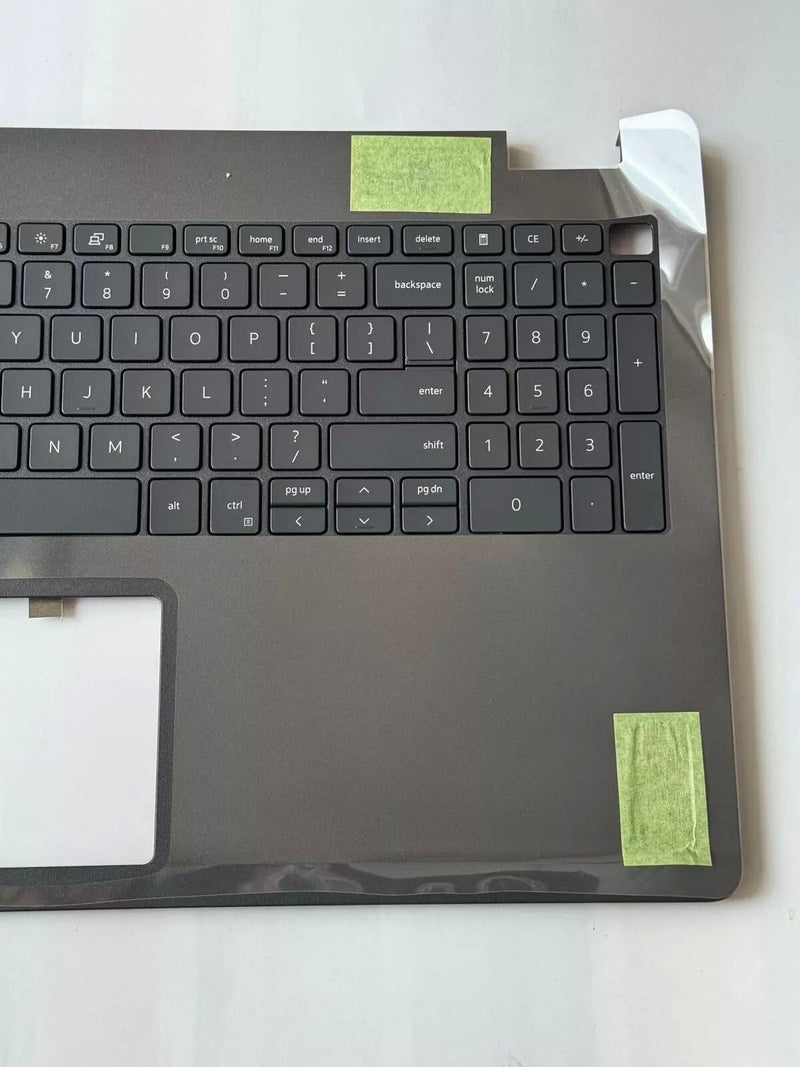 New Replacement for Dell Inspiron 15 3500 3501 3505 Laptop Upper Case Palmrest Backlit Keyboard Assembly Part 033HPP 33HPP AP2X2000101 0JHW9R JHW9R Black