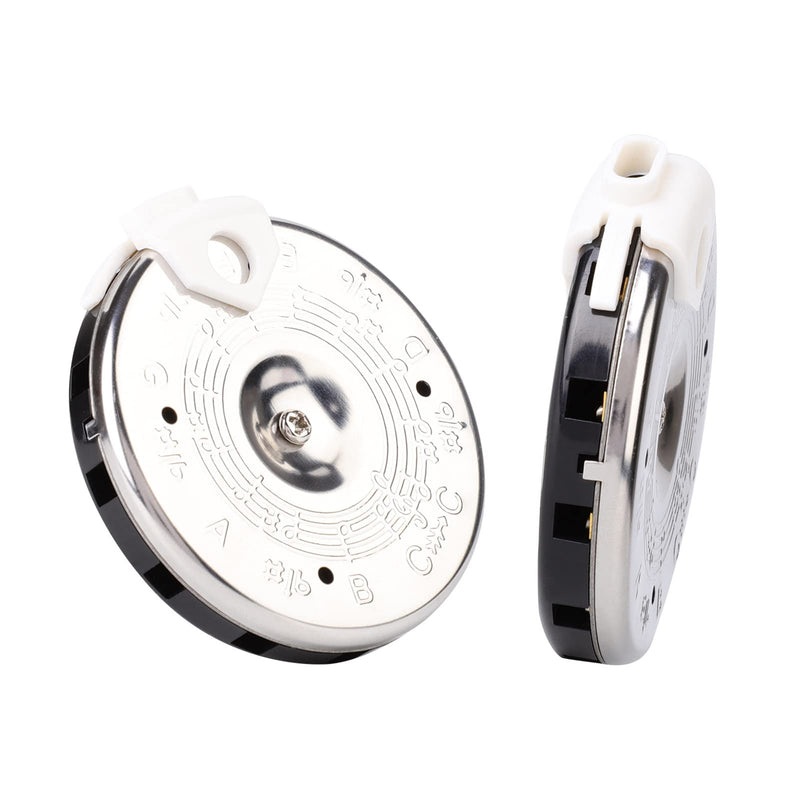 13 Tone Pitch Pipe, Sensitive Chromatic Pitch Pipe Tuner, with Storage Box, for Guitar Bass Violin Ukulele Chromatic Tuning