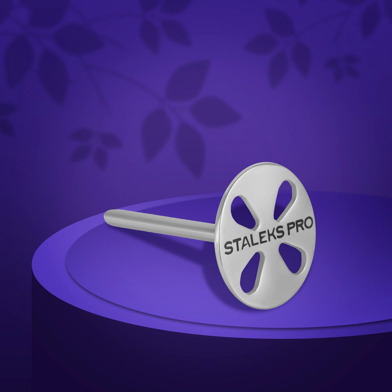 [AUSTRALIA] - STALEKS PRO Pododisc Basis L 25mm with 5 Refills 180 Grit Stainless Steel Long Shank 