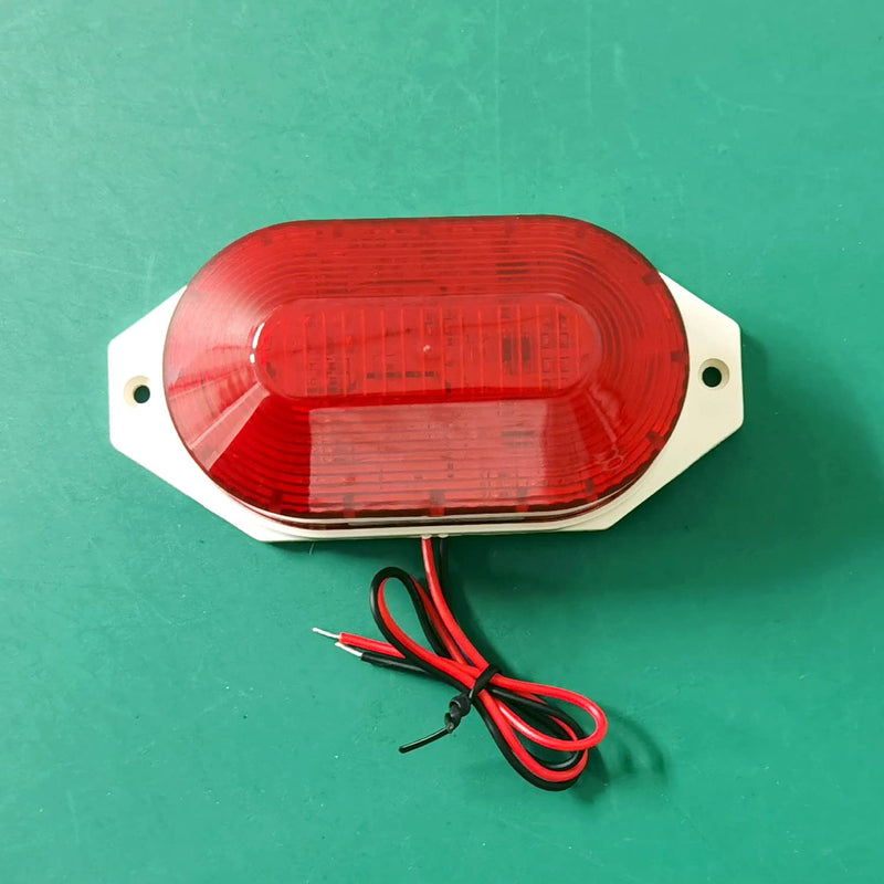 AC110V 120V Strobe Siren Industrial Warning Light and Sound Emergency Panic Alarm can Work with Smart Switch Plug (Not Include)