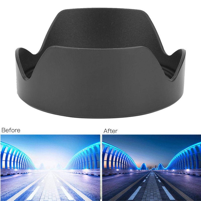 EW-88C Lens Hood, Camera Lens Sunshade Rainproof Cover Replacement for Canon EF24-70mm 24-70 II 82mm Lens
