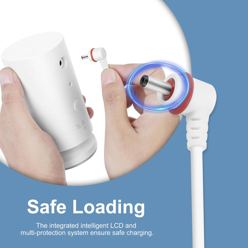 23FT Power Cord and Adapter Compatible with Ring Spotlight Cam Plus/Pro and Stick Up Cam Battery, Charging Cable for Ring, Weatherproof Power Plug and Micro USB Charging Cable