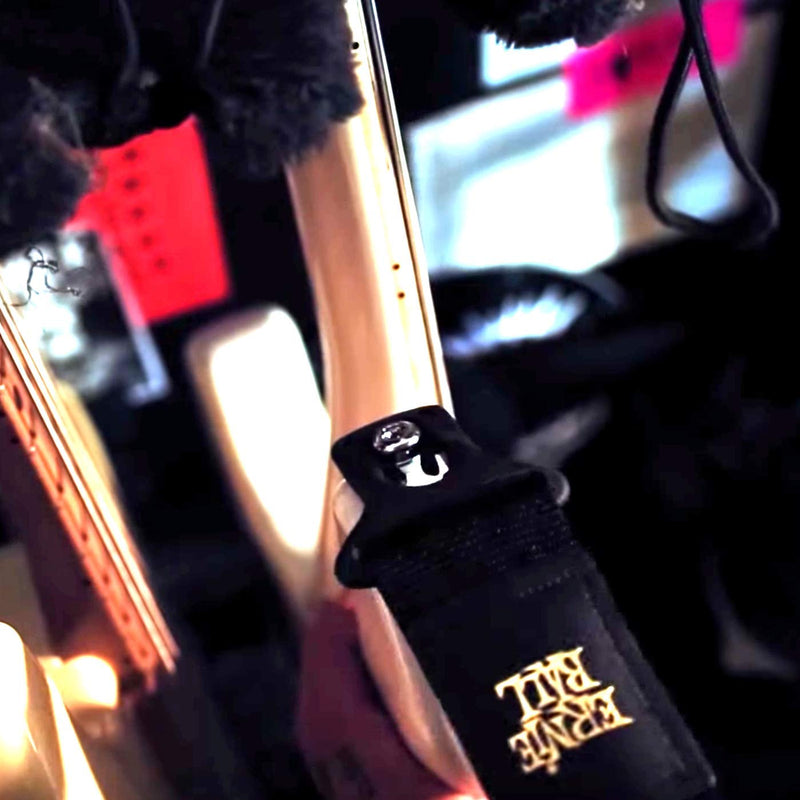 [AUSTRALIA] - Ernie Ball Neoprene Polylock Comfort Guitar Strap, Black, Wide (P04146) 