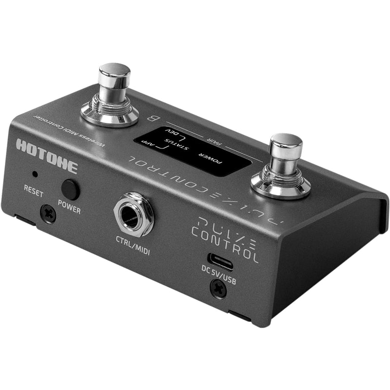 [AUSTRALIA] - Hotone EC-2 Pulze Control Wireless MIDI Controller - 2-Footswitch Guitar Pedal with Bluetooth, 12Hr Battery, Mobile App 