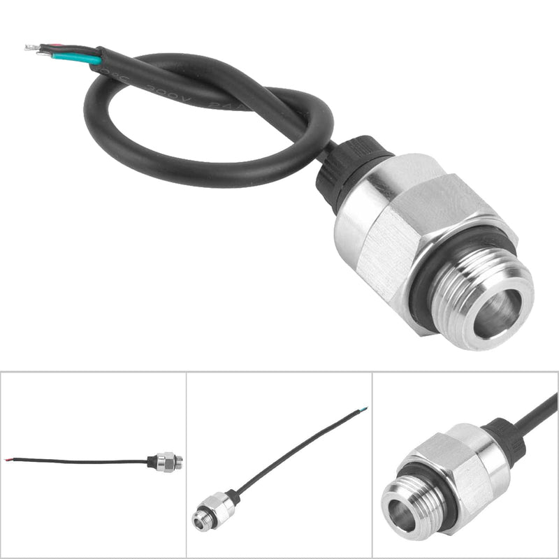 Fafeicy IP65 0~5 BAR Analogue Signal Highly Accurate Water Pressure Sensor Piezoresistive Technology with G3/8 Screw Connection (0~5 BAR)