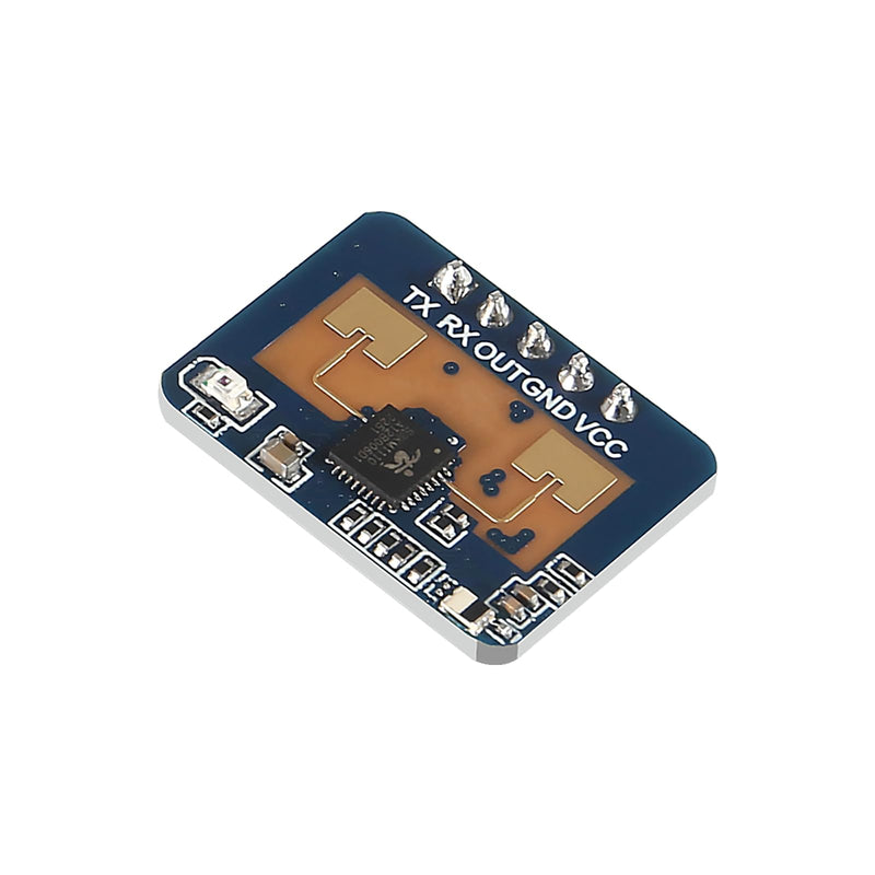 3pcs LD2410C Human Presence Radar Sensor Module HLK-LD2410 Sensor Module LD2410 Millimeter Wave Radar Sensor Module Non Contact 24GHz ISM Band Serial Port IO Level Output