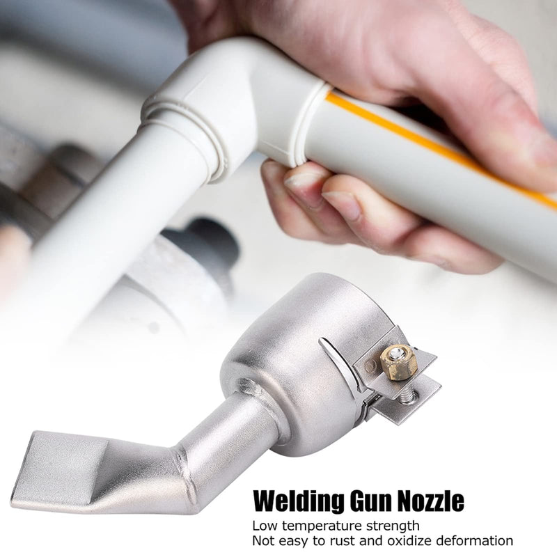 Hot Air Gun, Leister Nozzles, Welding Gun Nozzle 120 Pack of 2 Grade Leister Tools Boquilla Para Soldar Tpo Tips Puntas Heat Guns De 40 Milímetros Soldadora Hot Air Weld Plastic Welder Angled For
