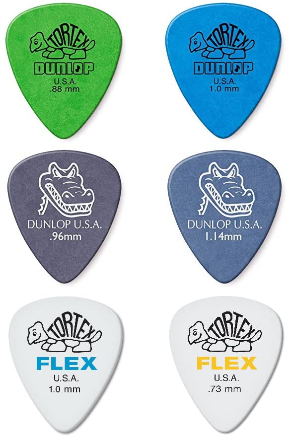 Briskdrop NUX Horseman Overdrive Guitar Effect Pedal Bundle with Instrument Cable, 2 Patch Cables, and 6 Dunlop Picks, Assorted,Gold,Transparent,Silver