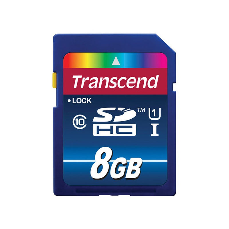 Transcend 8GB SDHC Memory Card Premium Class 10 UHS-I (Pack of 5) TS8GSDU1 - Top Value Bundle