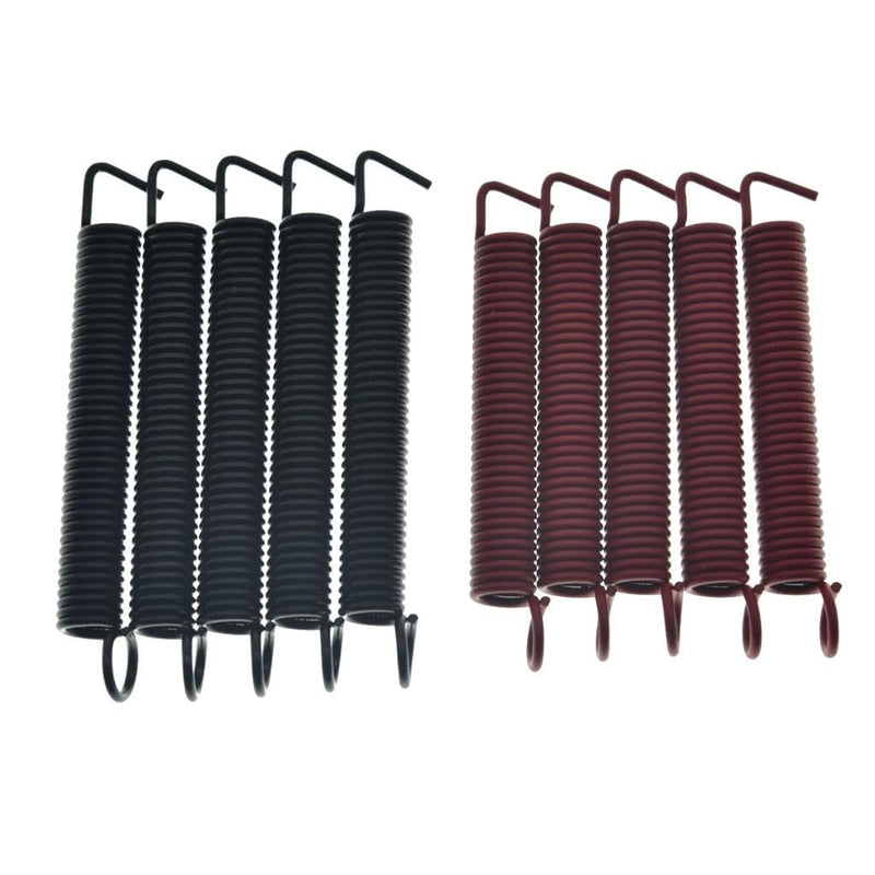 [AUSTRALIA] - KAISH Set of 5 Premium Noiseless Tremolo Springs Tremolo Bridge Tension Spring for FR/ST/Strat Tremolos Black Standard Tension 