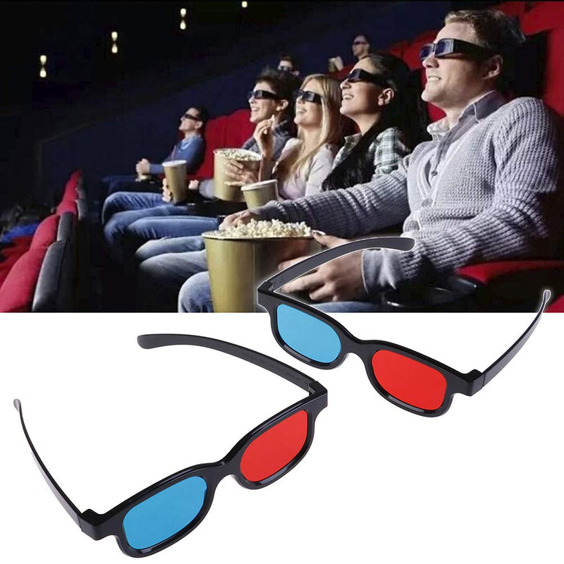 1pc Universal red Blue 3D Glasses for Dimensional Anaglyph Movie Game