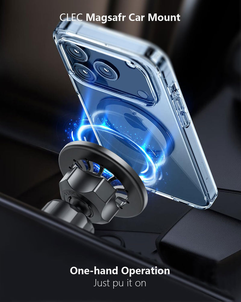 CLEC for Outback Phone Holder for Subaru Outback 2021-2025 Auto Accessories Car Phone Holder Mount for Magsafe iPhone 360° Rotable for iPhone 17-12 All Smartphones [Only fits for 2021-2025]