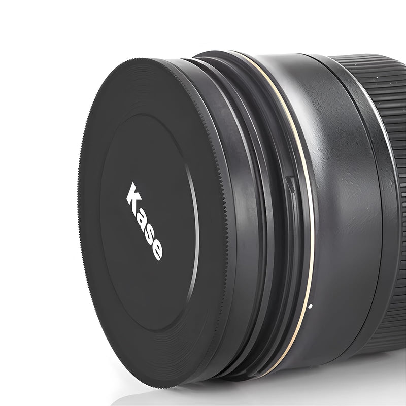 Kase 67mm Magnetic Lens Cap, CNC Aluminum & Optical Glass Center Press-on Cover, 1s Install，Fits for Canon Nikon Sony Fuji DSLR Mirrorless