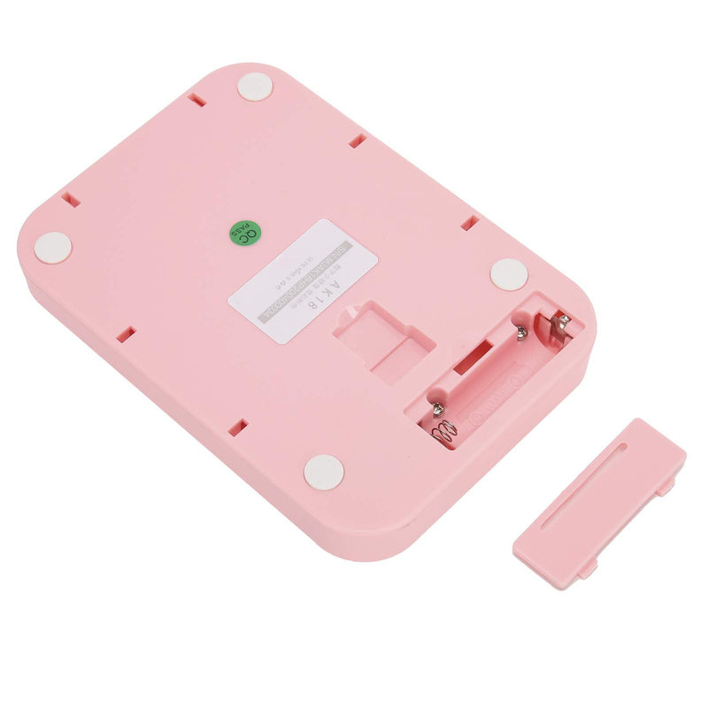 Wireless Numeric Keypad, Mini Digital Numpad 18 Keys Ergonomic Number Pad Keyboard with 2.4G USB Receiver & Chocolate Keycap for Laptop/PC/Desktop(Pink)