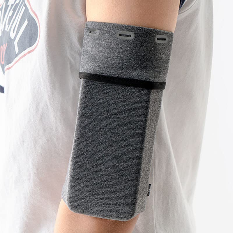 Sports Running Armband for Cell Phone, Universal Phone Armband Sleeve for Workout, Water Resistant Running Pouch for Gym (Medium) Medium