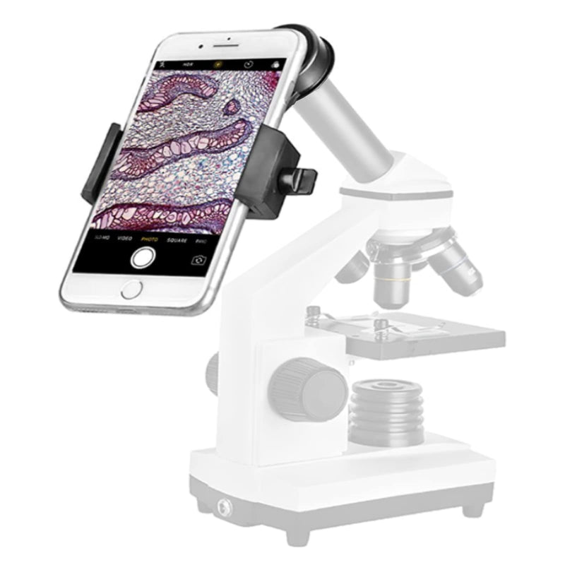 Microscope Lens Smartphone Adapter- Microscope Cellphone Camera Adapter, Built-in WF16X Microscope Eyepiece- Celticbird Smartphone Camera Adapter for Microscope Eyepiece Tube 23.2mm