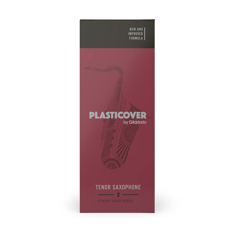 Rico Plasticover Tenor Sax Reeds, Strength 4.0, 5-pack