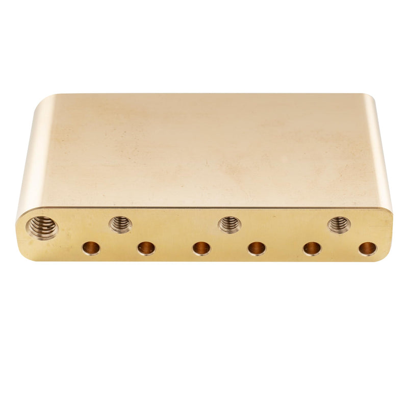 Musiclily Ultra 52.5mm (2-1/16 inch) Full Solid Brass 36mm Short Tremolo Block for China made Squier New after 2021 Affinity 2-point Electric Guitar Bridge Solid Brass 36mm V2