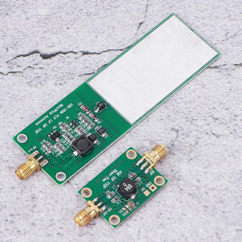 Walfront 10KHz-30MHz Mini Whip Active Antenna 2 Piece RTL SDR Shortwave Radio Receiver SMA Short Cut SDR Antenna System with Female Interface