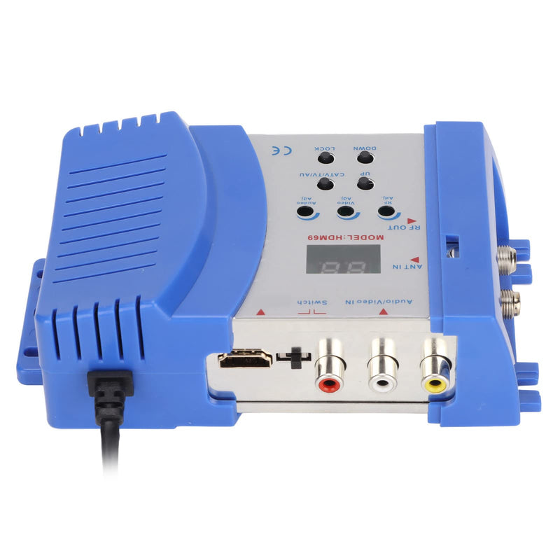 [AUSTRALIA] - AV/HDMI to RF Modulator for TV PAL or NTSC Format, Composite VHF UHF HDMI to RF Converter, Adjustable Resolution TV Audio Video Converter for 90-240V TV 