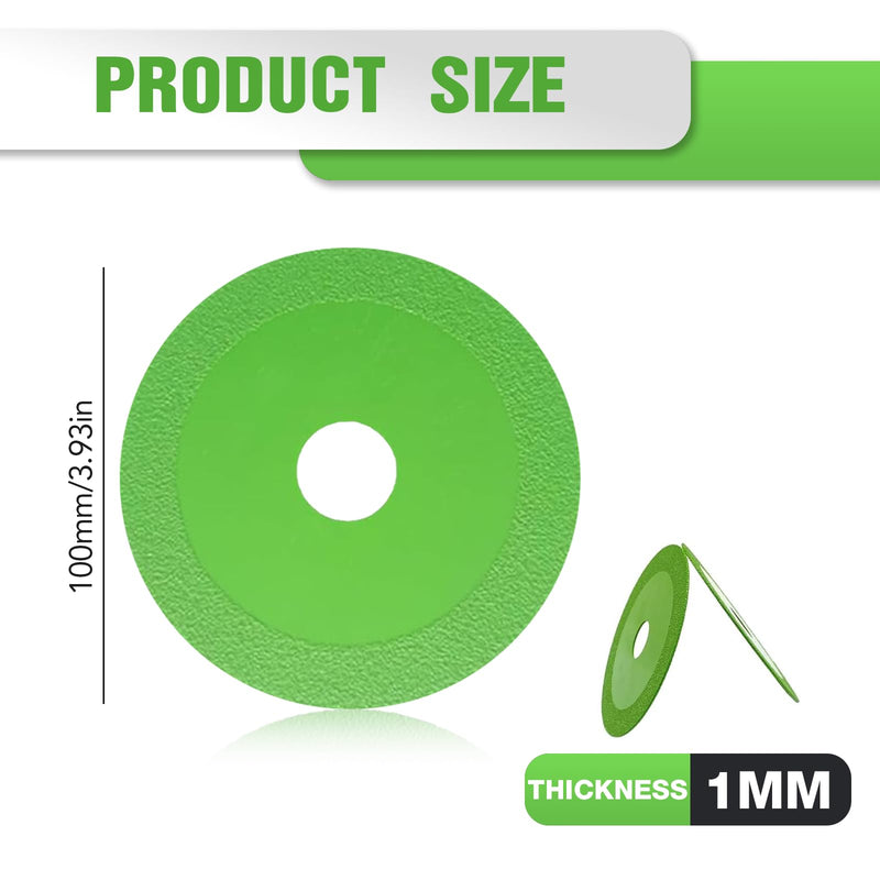 VARKAGE Rock Plate Grinding Disc Rock Plate Flat Grinding Disc for Tile Ceramics, Porous, Widened Cutting Blade for Stone Ceramics, Glass Cutting Disc, Indestructible Disc for Grinders (5 Pieces)