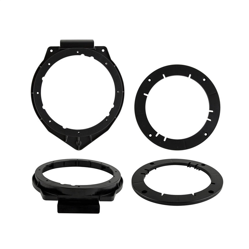 Metra 82-3006 6" to 6-3/4" Speaker Adapter for GM Multi 05-Up & Metra 82-3005 6" to 6-3/4" Speaker Adapter for Select GM Trucks/Chevy Malibu 2014-Up,Black Adapter + Adapter 82-3005 Standard Packaging