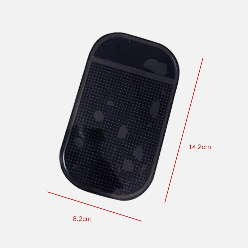 5PCS Extra-Strong Anti-Slip Pad Car Dashboard Sticky Pad Removable Silicone Gel Mat Washable Multi-Purpose PU Gel for Cell Phone Tablet (White) White